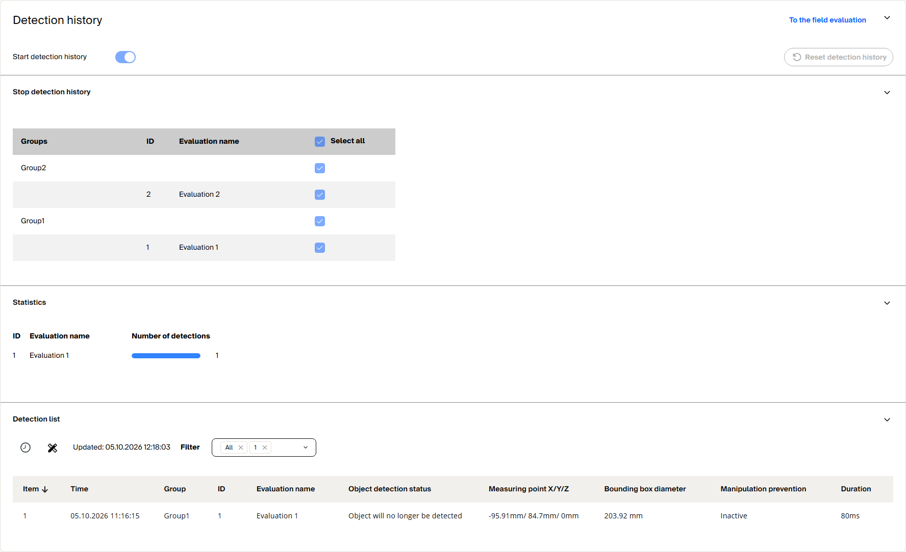 LRS4581R detection history