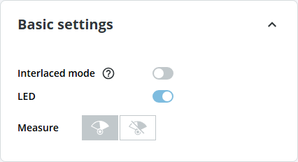 multiScan165 basic settings